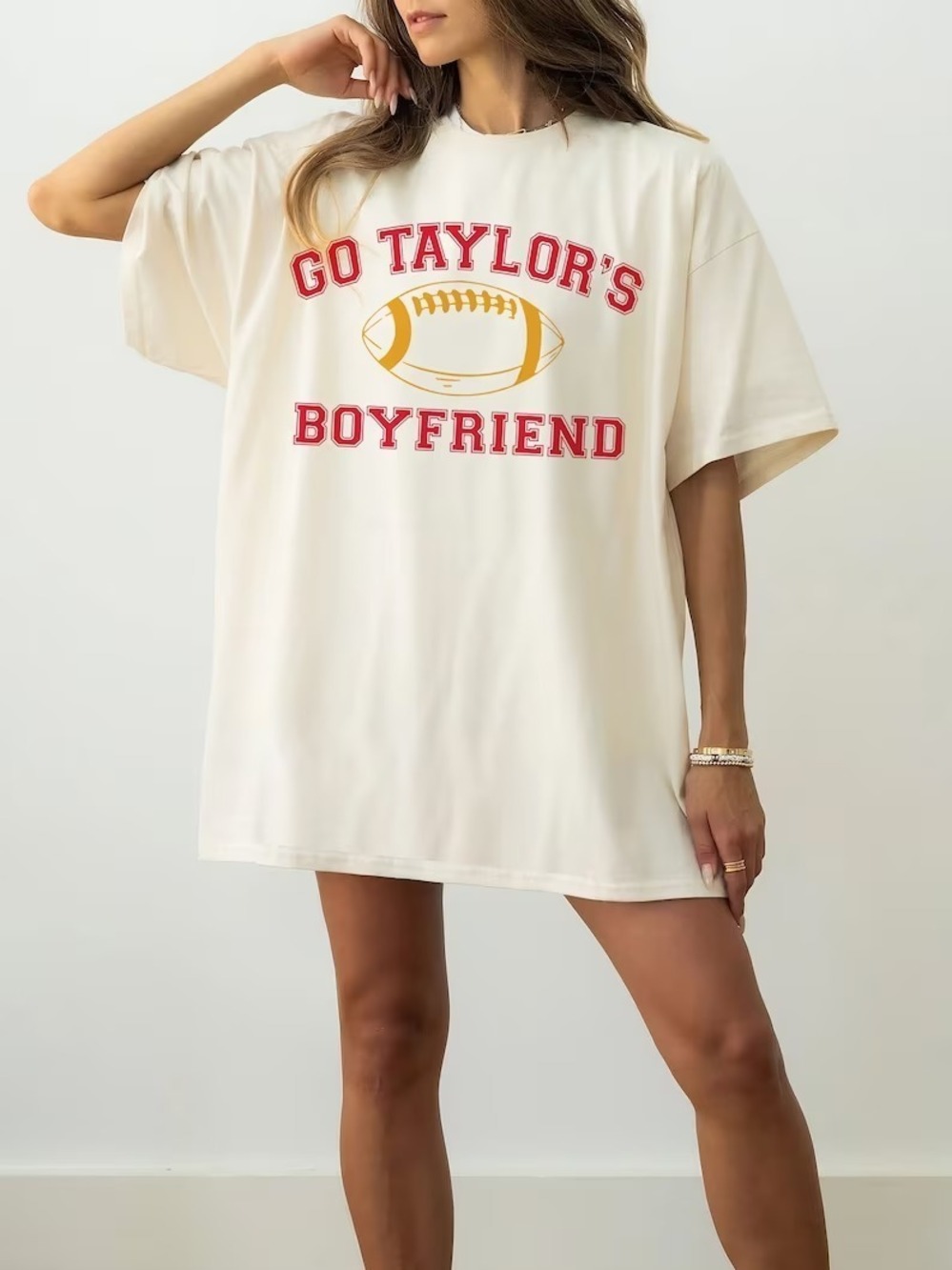 Go Taylors Boyfriend Travis Kelce Kansas City Football Shirt